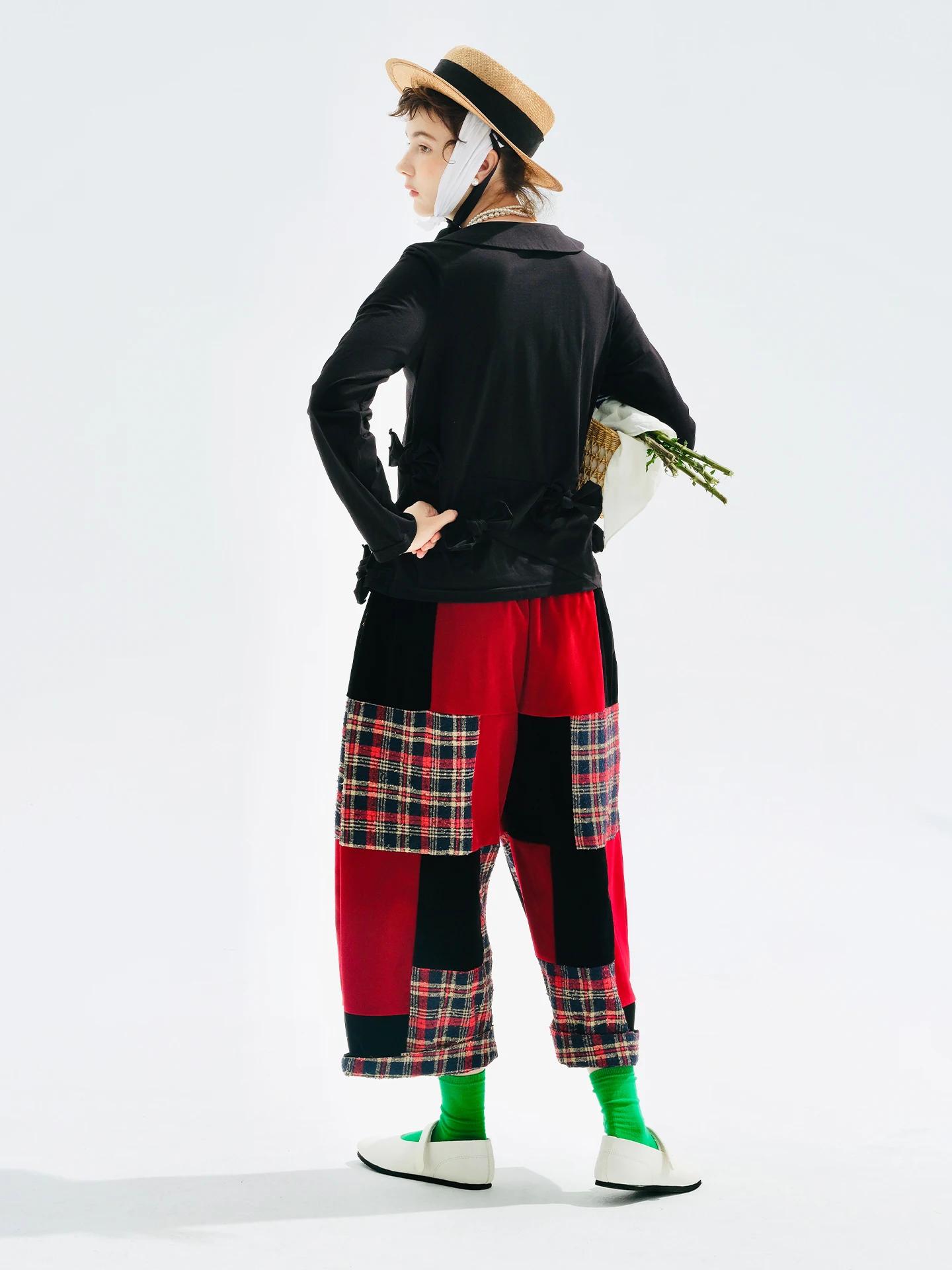 Рисунок 2 - Широкие брюки Color - Block Patchwork