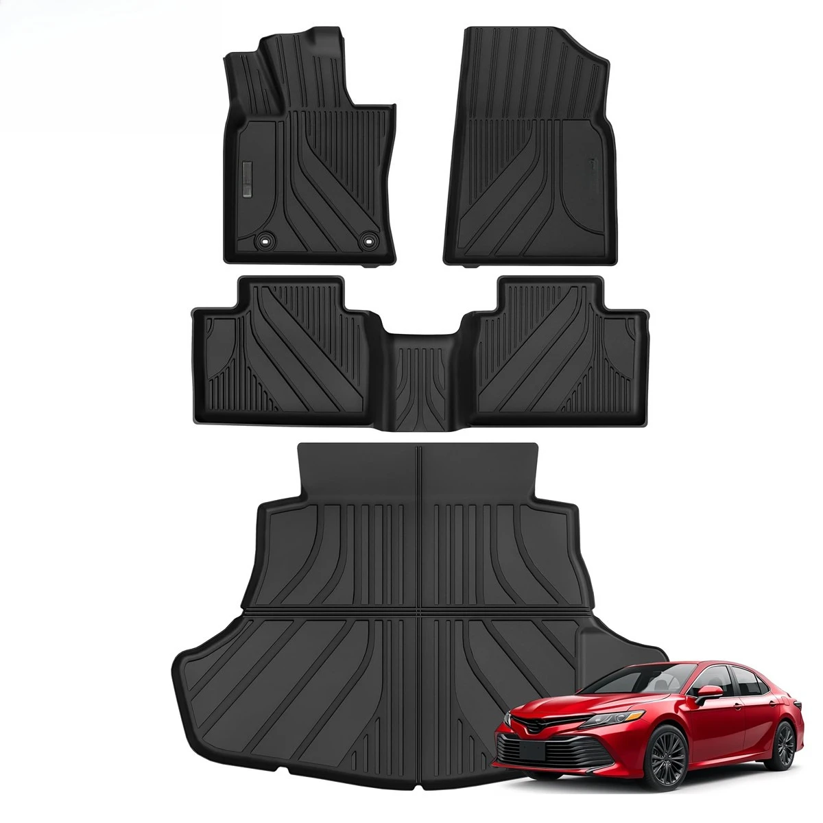 

3D Floor Mats & Cargo Liner for 2025 2026 Toyota Camry TPE All Weather