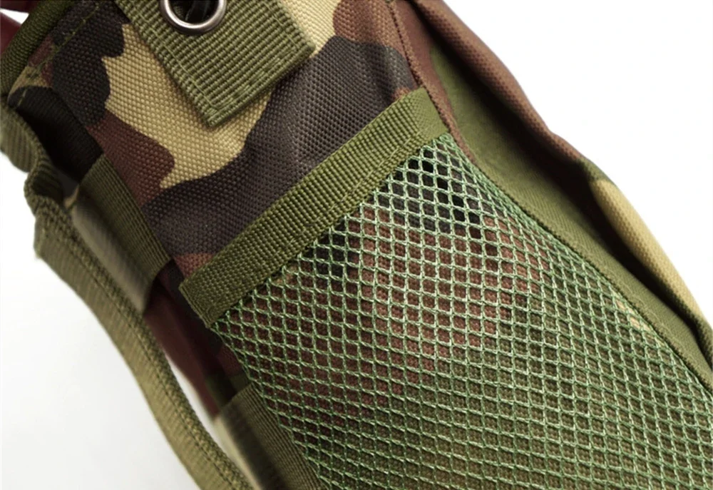 Outdoor Molle Drawstring Ammunition Bag Adjustable Utility Belt Fanny Hip Waist Bag Outdoor Ammo Storage Pack Ammo Bag