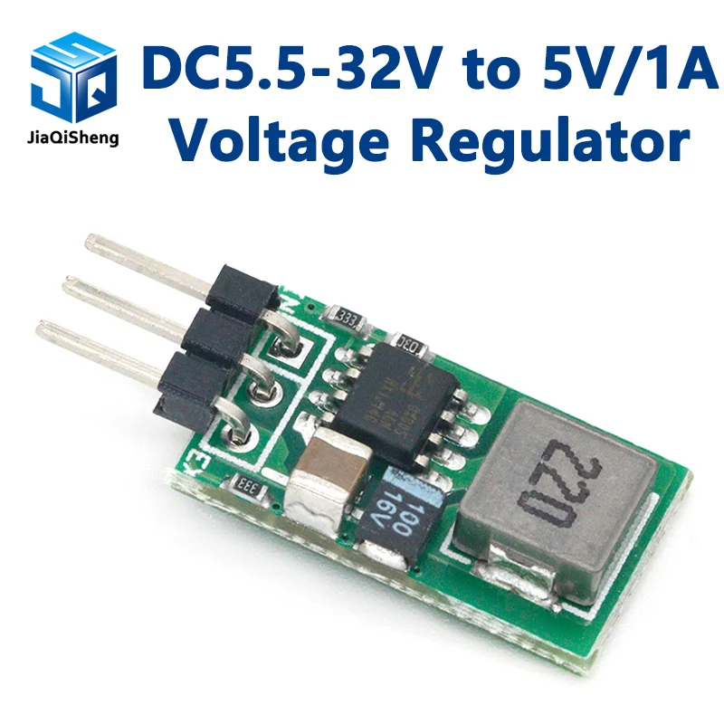 DC5.5-32V to 5V/1A Voltage Regulator Replace TO-220 LM7805 5V Positive Voltage Regulators Input 5.5-32v To 5v1a Buck Module