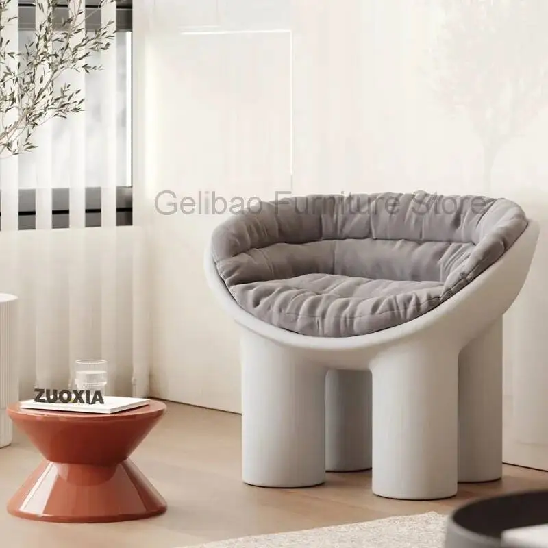 

Balcony Mid-century Modern Accent Chair Ground Furniture Chairs Floor Living Room Gamer Sillon Individual Office Beauty Reading