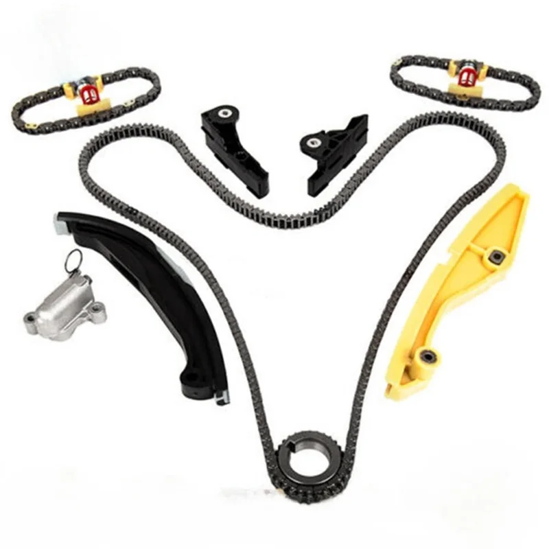 

Timing Chain Kit For 5 3.7L Flex Mutang Taurus Transit T4Z-6268-A, AT4Z-6306-A, For Ford Edge Eplorer F150 3.5