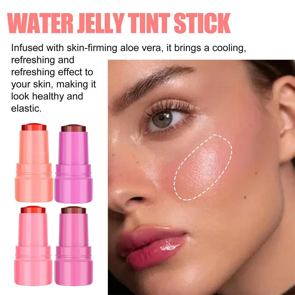 Jaysuing Frucht Gelee Pulver Rouge faulen Menschen Lip gloss Stick sogar Haut Highlight erröten profession elle Gesicht Make-up Kosmetik