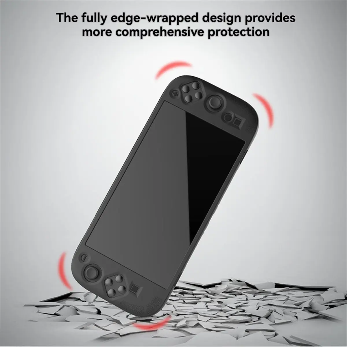 【ELEVATE LIFE】For 2 Full-Inclusive Protective Cover with Kickstand Anti-Slip Grip Shell 2 Console Accessories