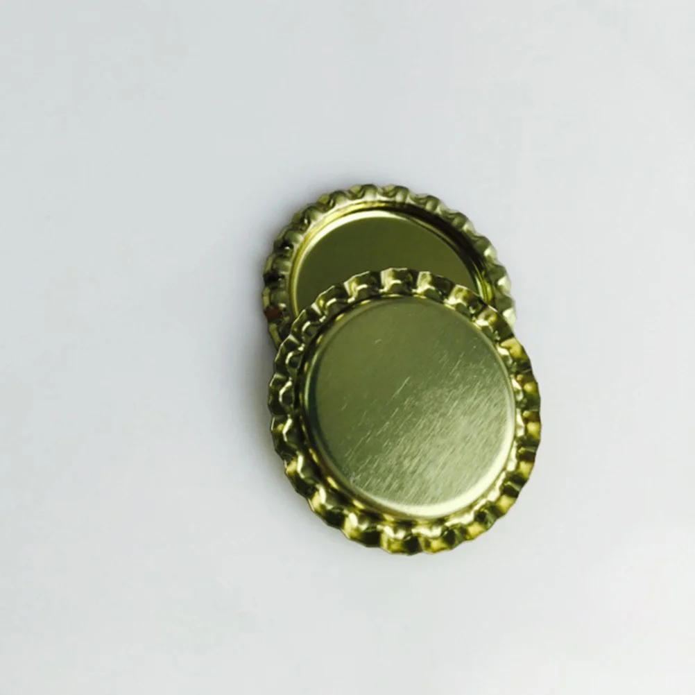 

100pcs Beer Bottle Caps 25.4Mm Colorful Flat Tinplate For Diy Crafts Jewelry Making Pendant Earrings Scrapbooking Bottle Caps
