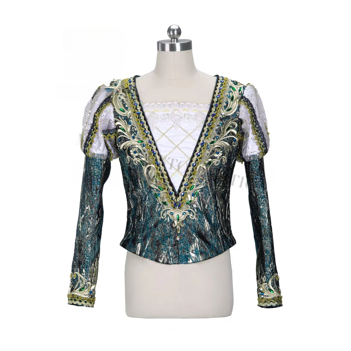 2024 high-end new ballet prince blue bird variation performance competition costume adult private customization