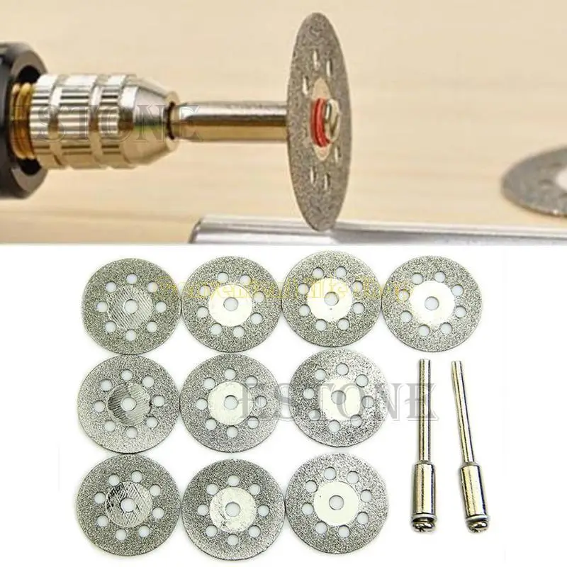

L1EE Circular Saw Blades Cutting Wheel Discs Mandrel Cutoff Rotary Tool 10pcs