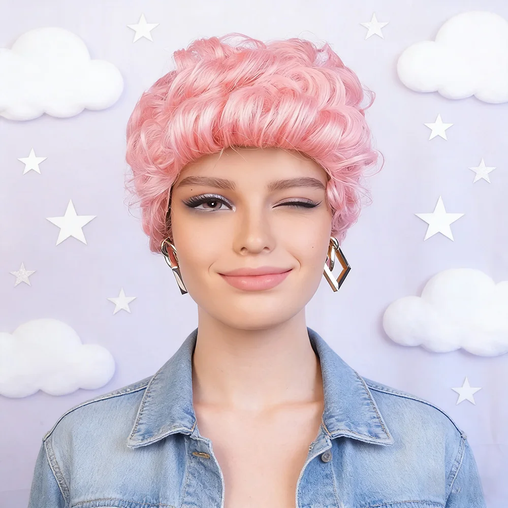 Pink 4Inch Short Af… - image