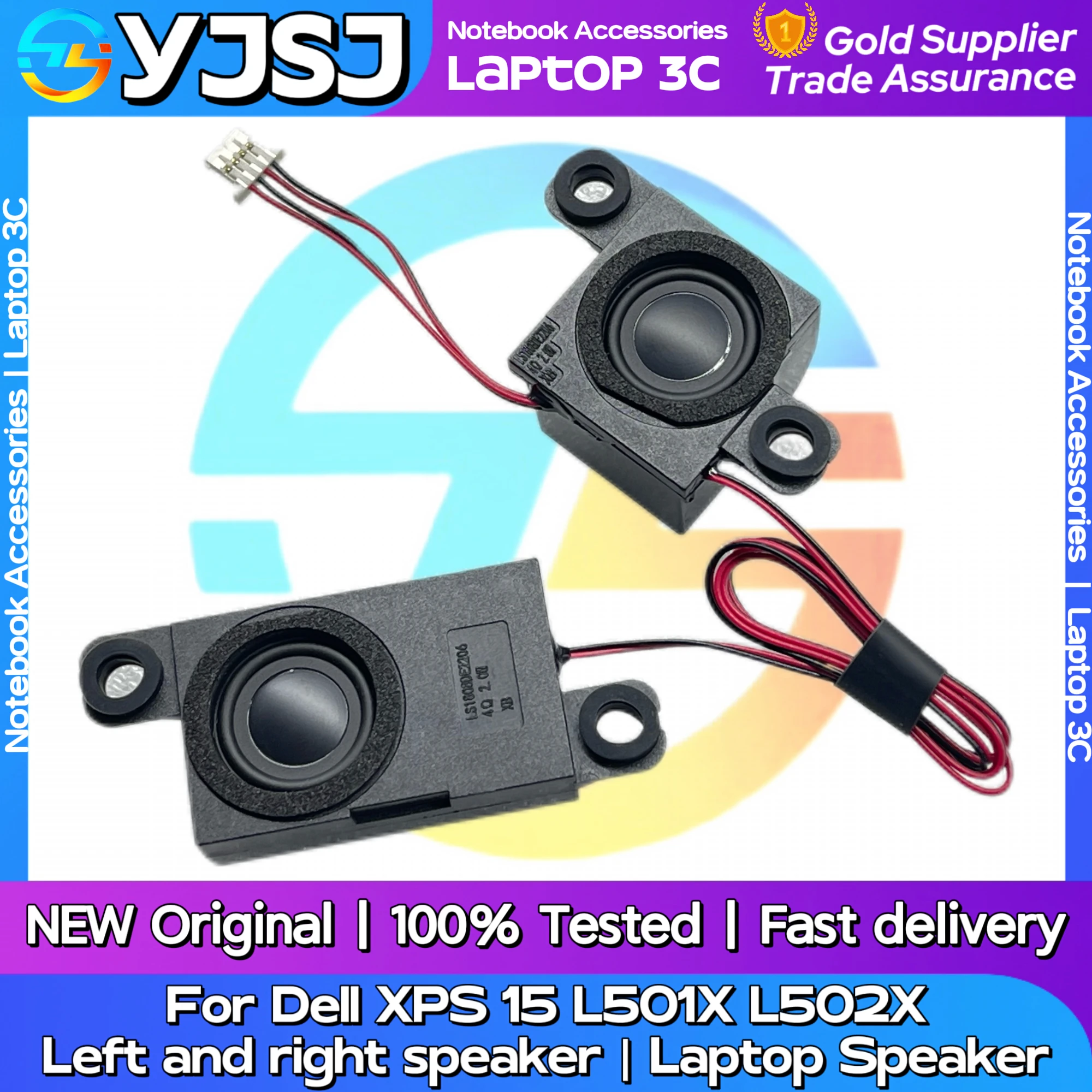 New Laptop Speakers for Dell XPS 15 L501X L502X Subwoofer Left and Right Speaker Assembly 0PN57G 0TF8VD Tested