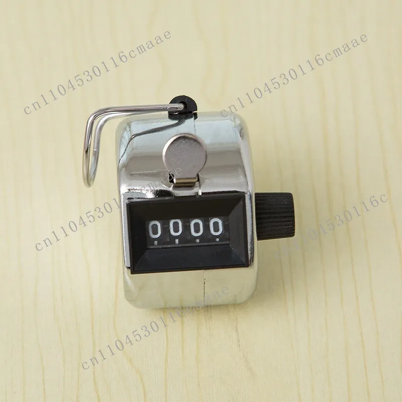 Four-digit metal counter, flow of people, hand press counter, plastic counter, mechanical manual