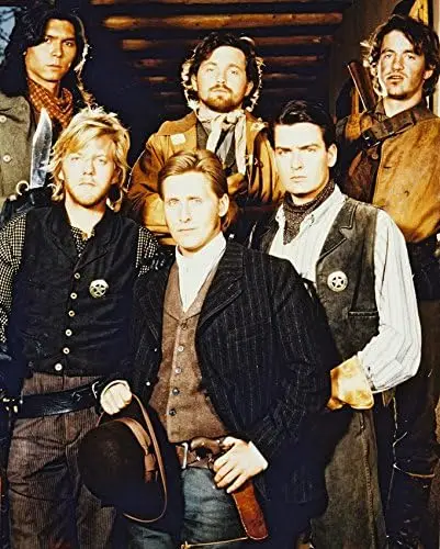 Young Guns Kiefer Sutherland Cast tin sign Classic Poster