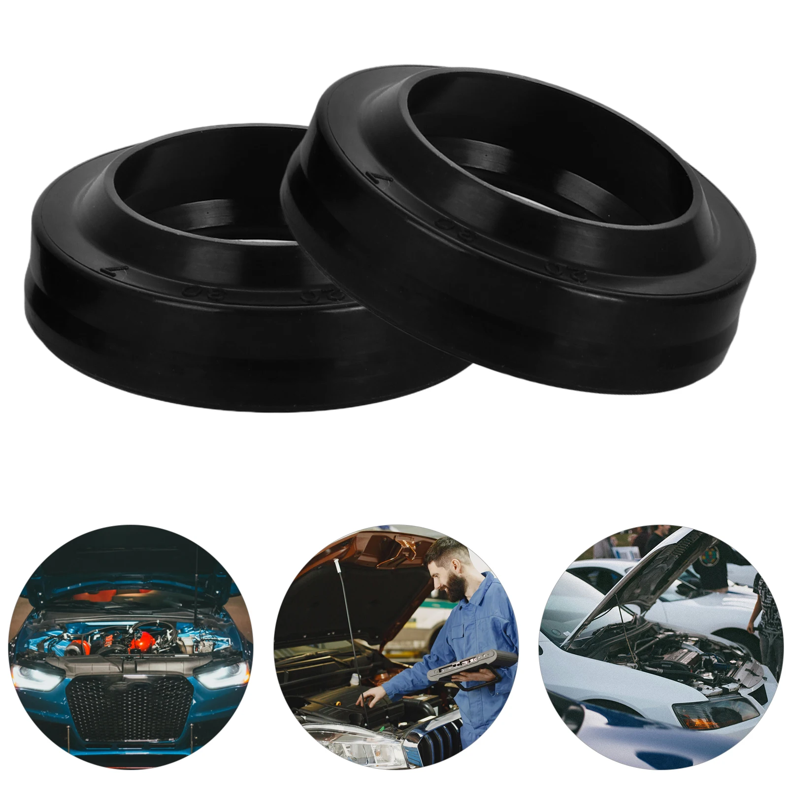 

2 Pcs Cylinder Seal Ring Tire Changer Kit Components Replacement Oil Dust Hydraulic Parts Piston