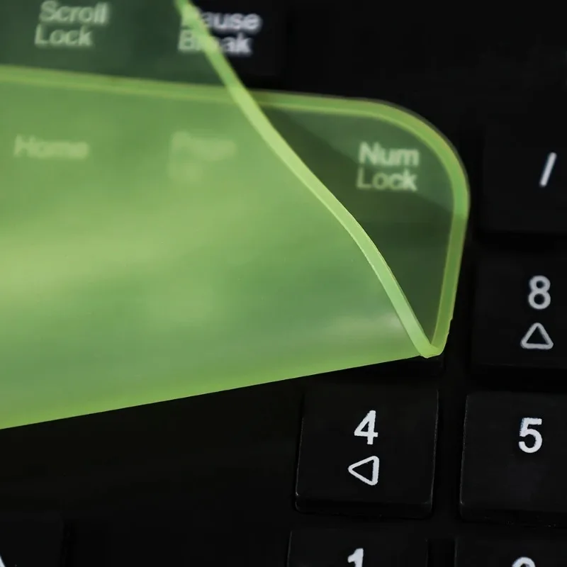 Capa universal para teclado de laptop, película protetora ultrafina de silicone à prova d'água para macbook 14-15 polegadas protetor de teclado de notebook