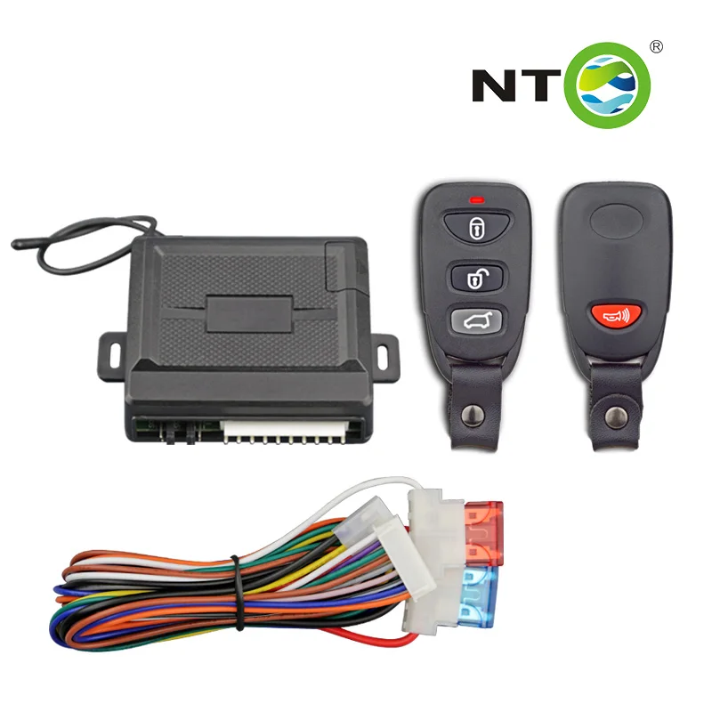 Universal Car Alarms System with Remote Control Auto Door Locking Anti-Theft Kit Keyless Entry-Milano Style