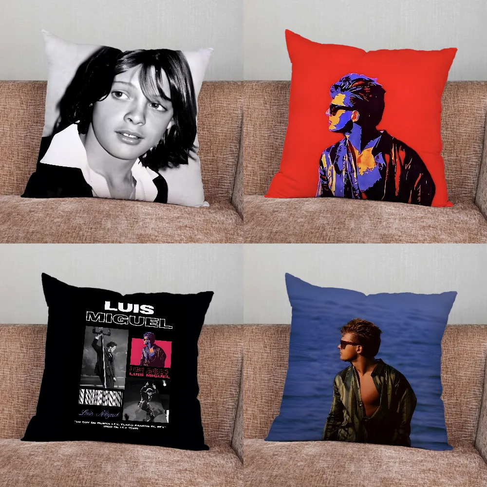 

Singer L-Luis M-Miguel Pillow Case For Home Bedroom Car Office Decoration Living Room Sofa Cushion Cover Suitable