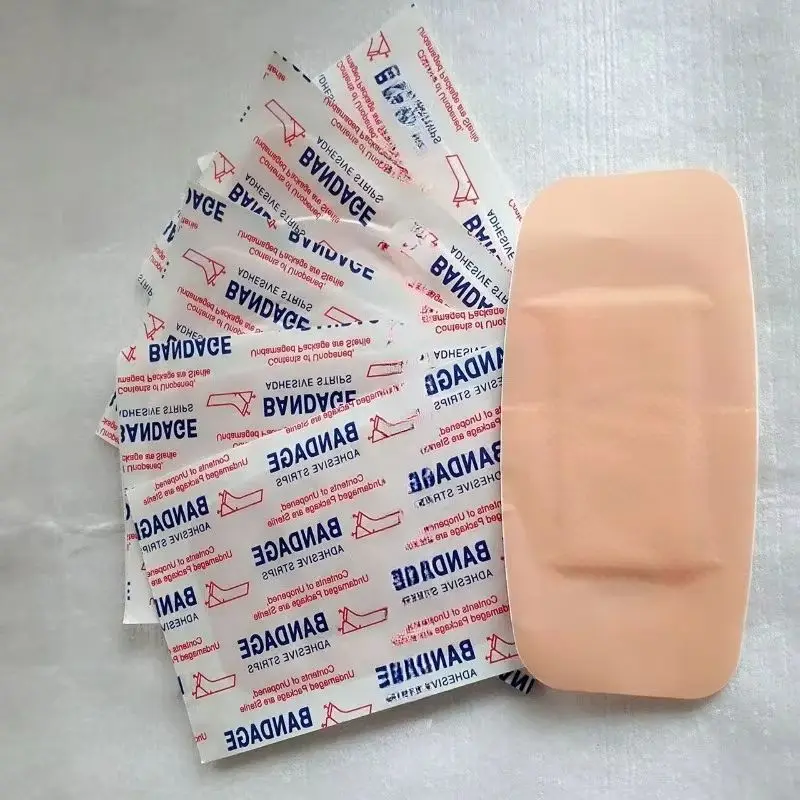 20Pcs/Set 5*10cm Patches Wound Dressing Band Aid First Aid Adhesive Bandages Large Skin Plasters Breathable Plasters Tape