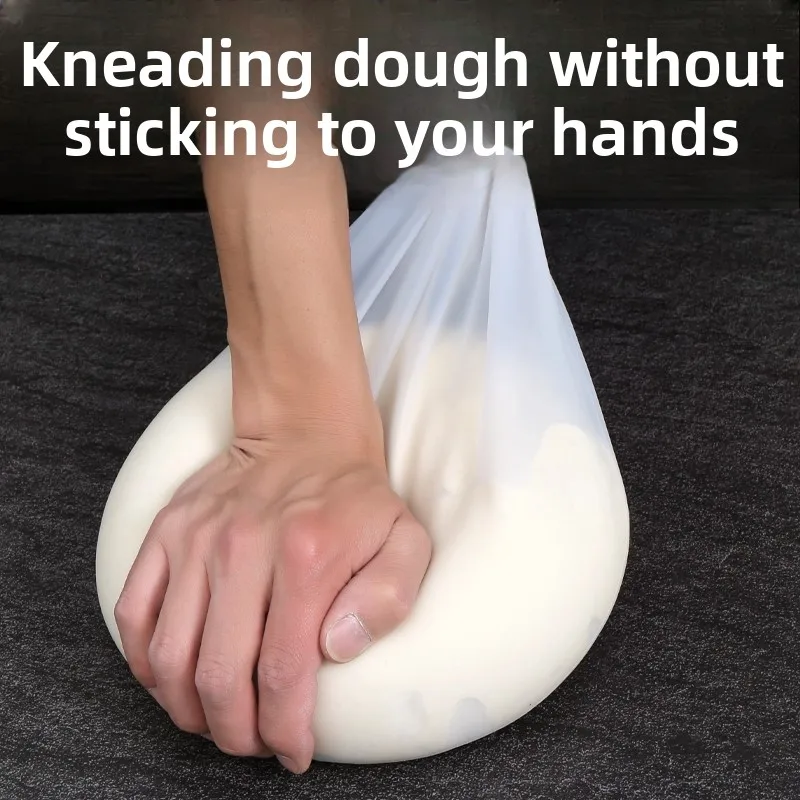 bag Thickened food-grade silicone dough mixing tool Non-stick hand household live face waking silicone bag Kneading powder dough