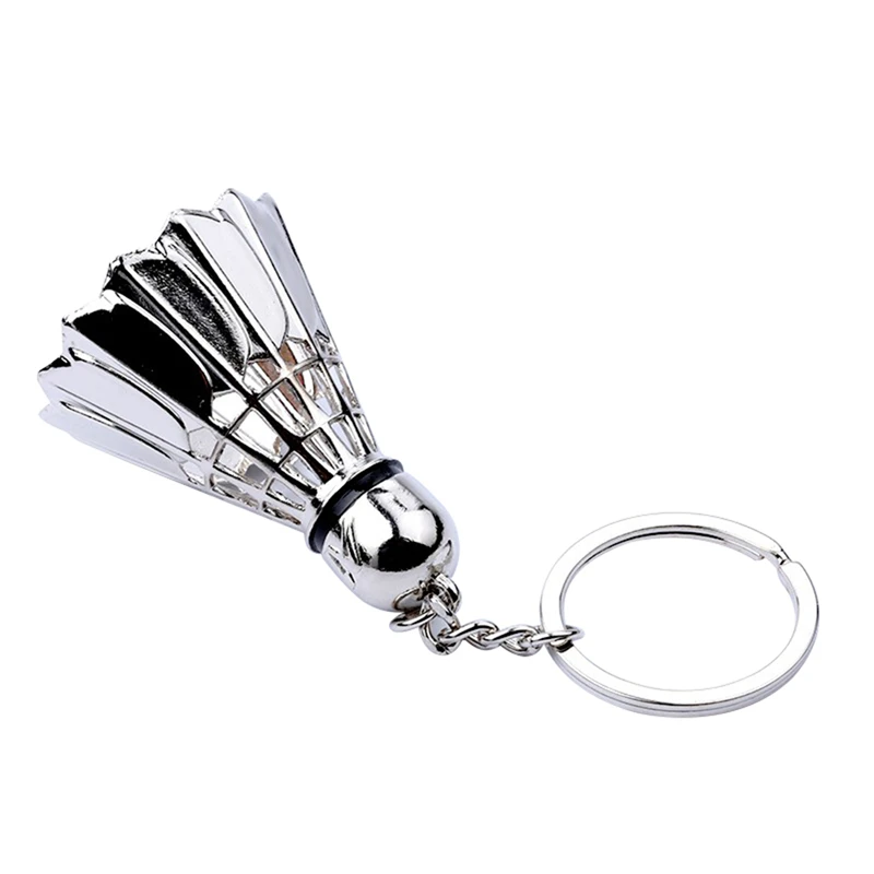 Newcreative Metal Badminton Key Chain Three-Dimensional Badminton Tournament Souvenir Key Chain Pendant Sports Sports Cute Penda