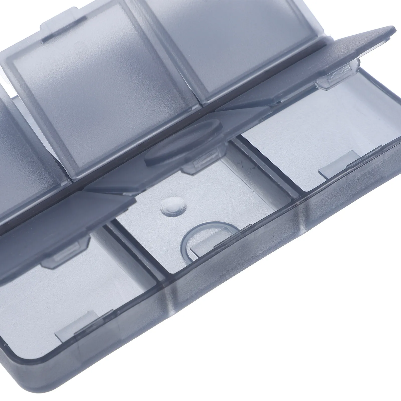 3Pcs Mini Pill Organizer Portable Medicine Storage Box Travel Essential Small Compact Medicine Case Multi-Compartment Sealed ABS