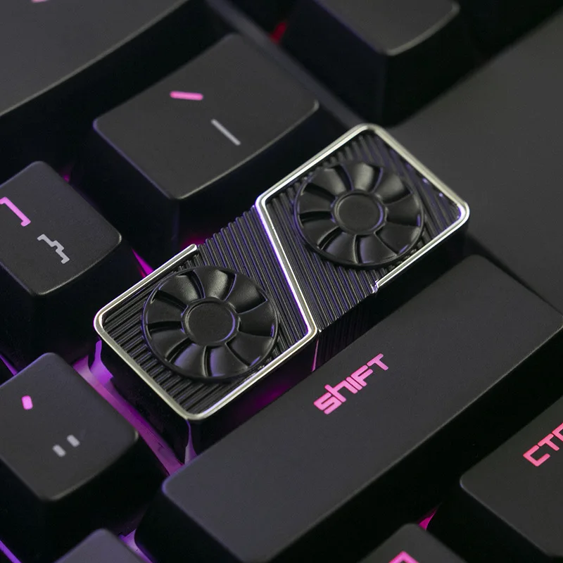 

R3 Profile Zinc Alloy Metal Keycaps Custom Engraved Design Cherry MX Stem Mechanical Keyboard Durable Artisan Keycaps Set