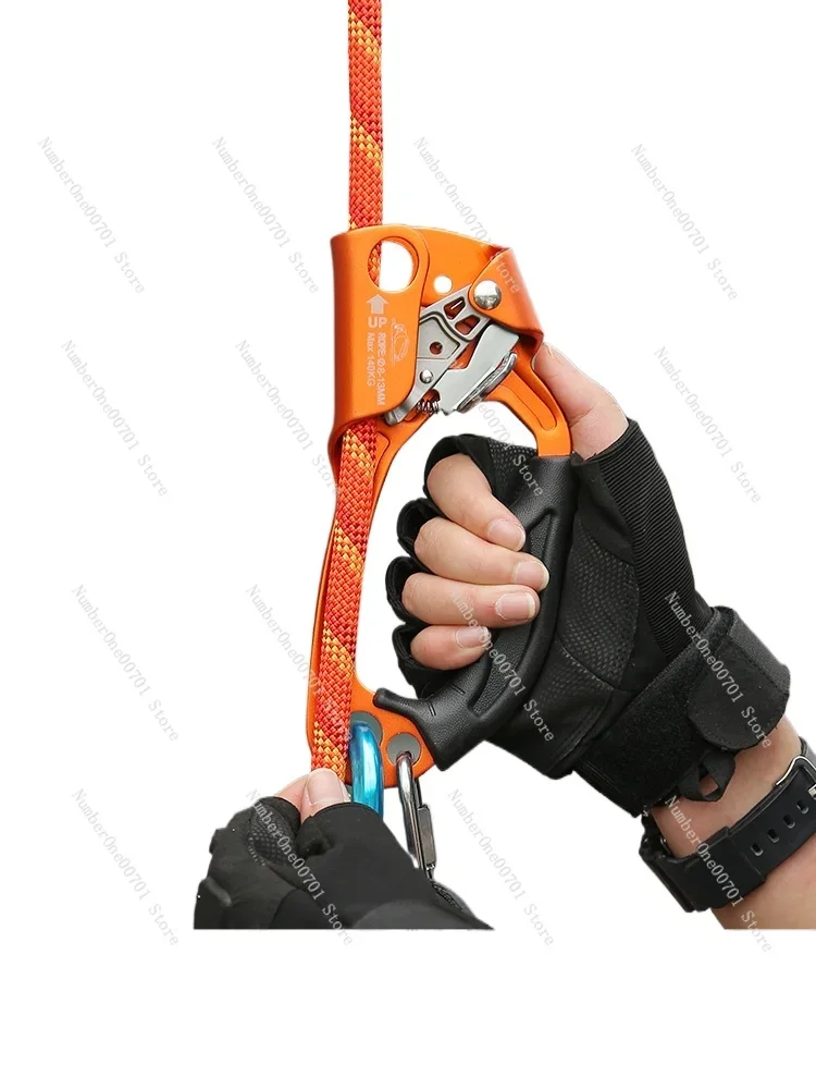 Hand-Type Ascender Rope, Climbing Device, Cave Exploration, Slip Stopper