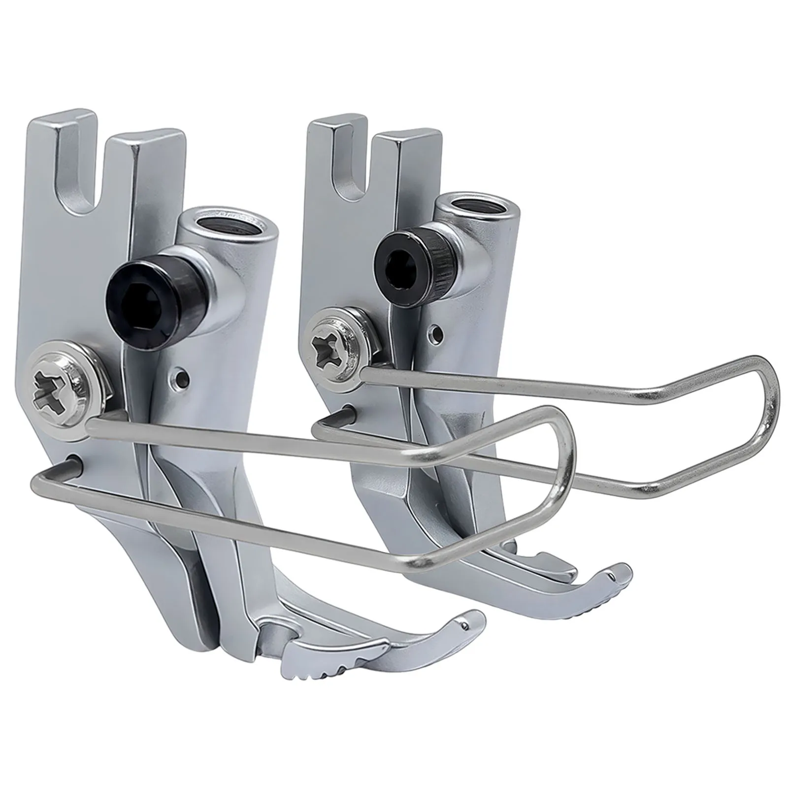 #KP269LN+KP269RN Right & Left Zipper Knurled Presser Foot Fit For Durkopp Adler 67, 167, 267, 69, 269 Sewing Machine Accessories