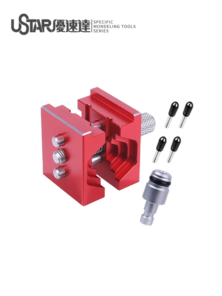 

Ustar Mini Bench Clamp Multi-slots Delicate and practical Bottom link hole design Extended use CNC process Precise clamping