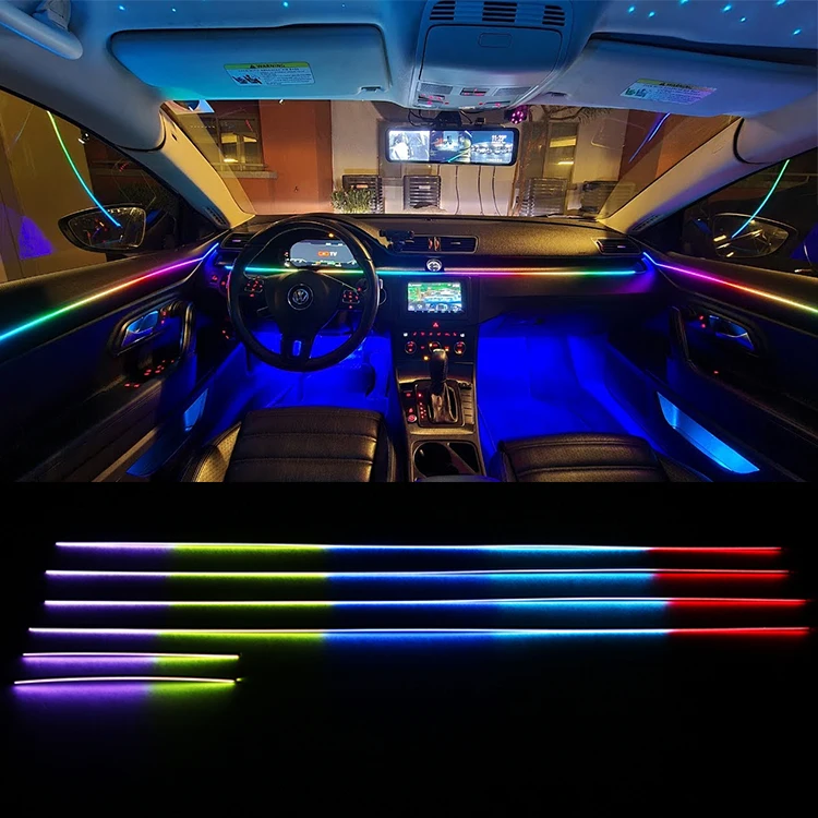 

Acrylic RGB Led Ambient Light Car Atmosphere Interior Lights for Car Accessories