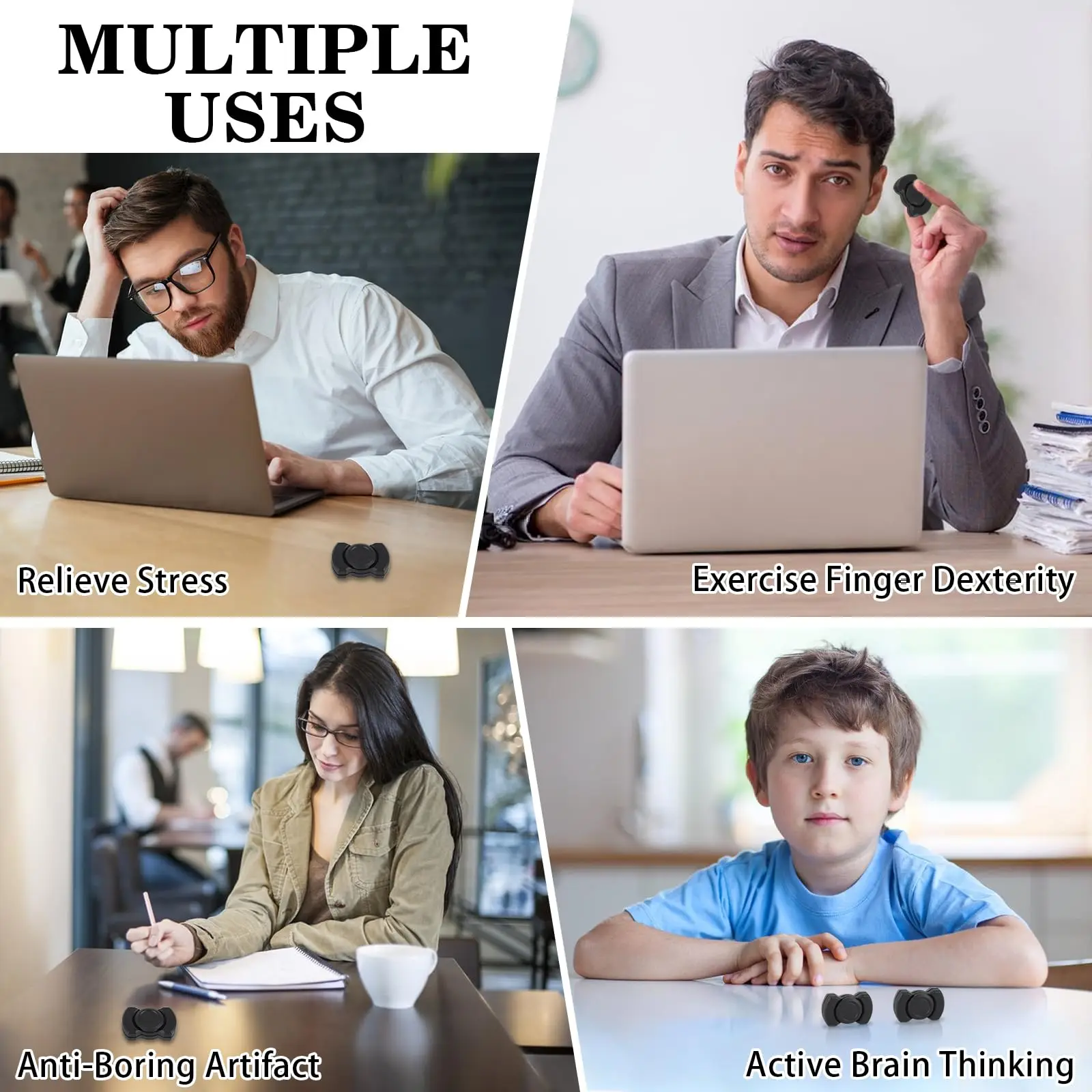 Fidget Spinner coulissant magnétique EDC, jeu Multiple, jouet Anti-Stress pour adulte, Spinner à main pour tdah, anxiété, autisme, soulagement du Stress