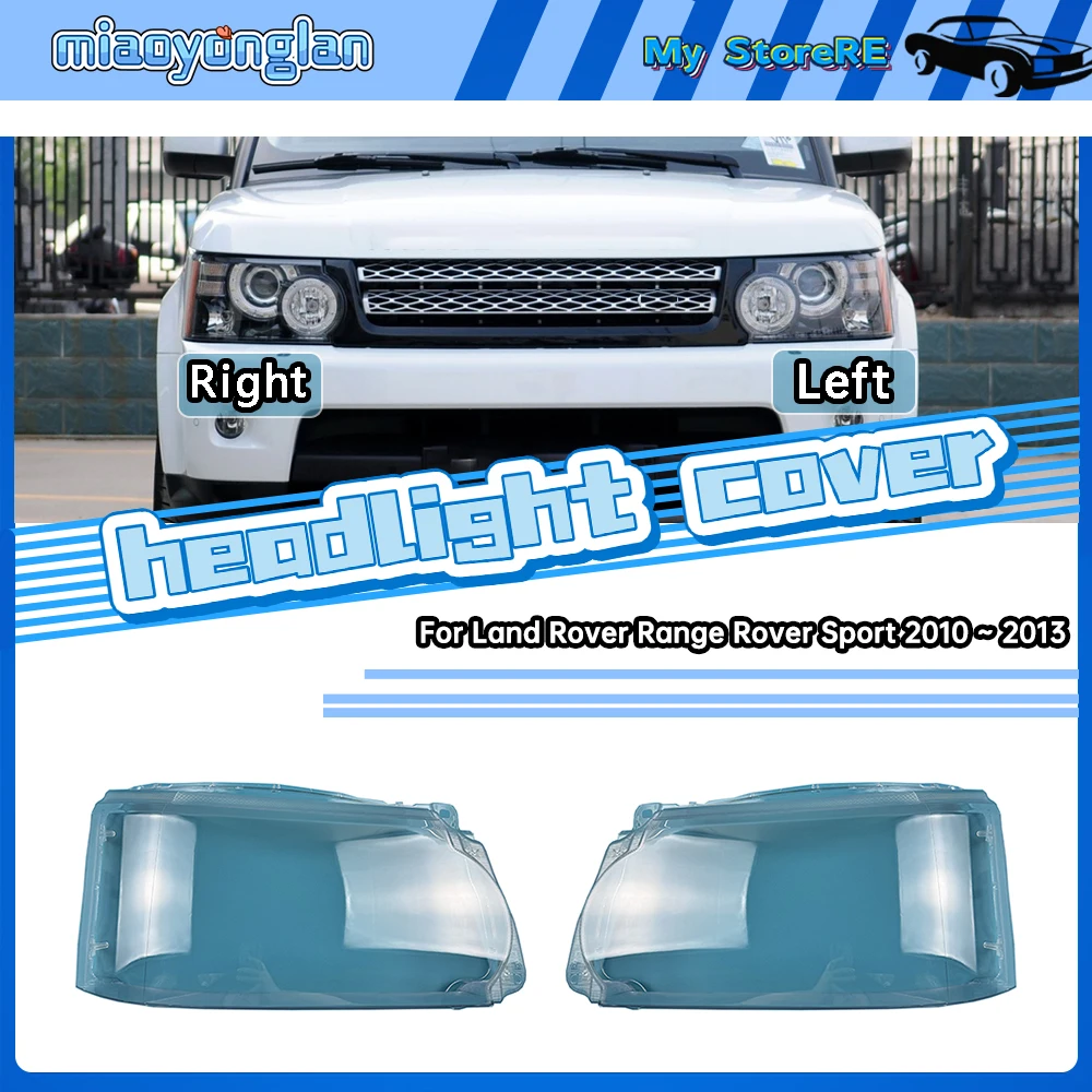 

For Land Rover Range Rover Sport 2010 2011 2012 2013 Headlamp Cover Lens Transparent Lampshade Headlight Shell Plexiglass