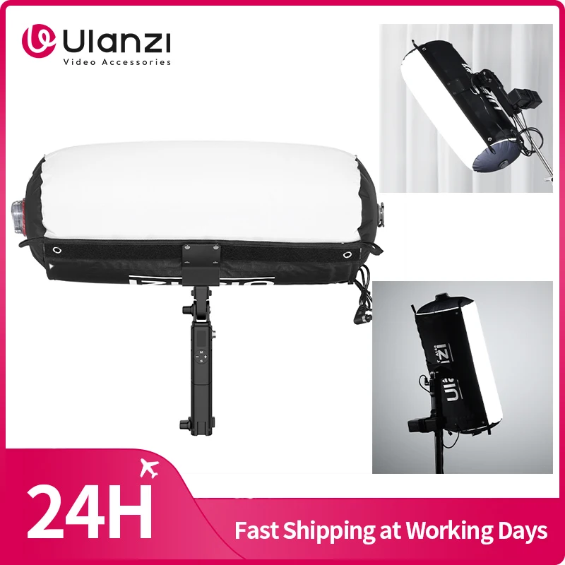 Ulanzi AL60 Inflatable Foldable Air Tube Light LED Light Fill Light 2700-6500K 2070Lux/0.5m with Remote control for Photography 