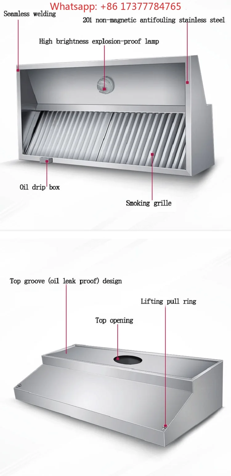 Hot Selling Professional Kitchen Wall Mount Range Hood Cooker Hood