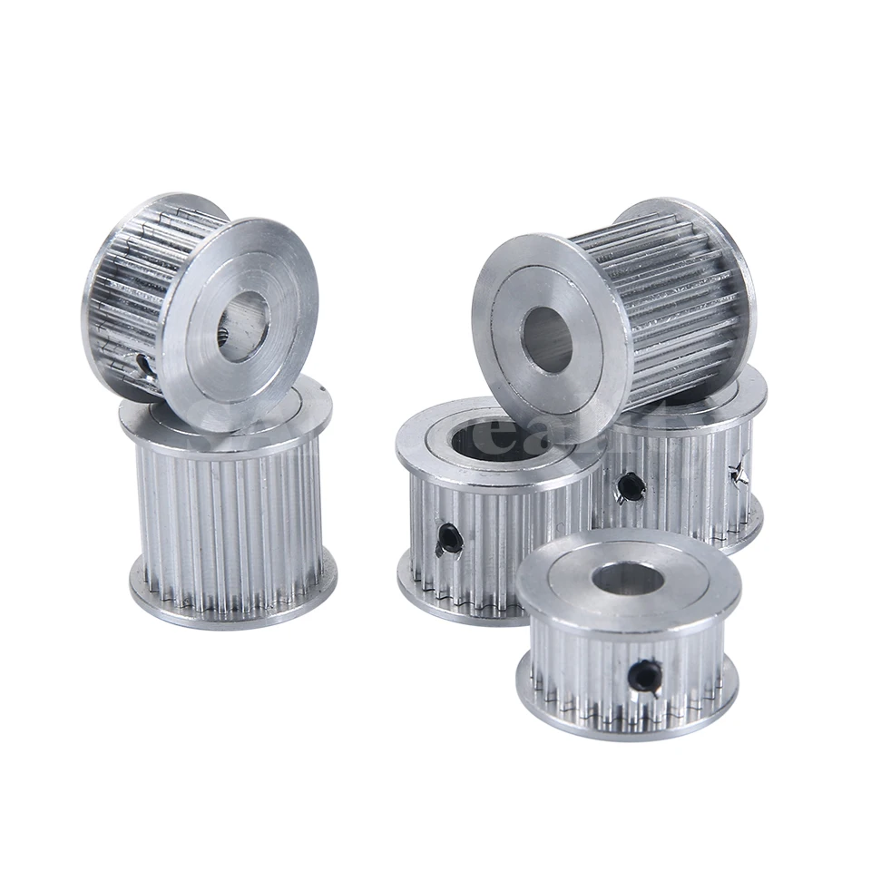 HTD3M 24T مؤقت اشتعال بكرة 10/15/20 مللي متر عرض الحزام 5/6/6.35/7/8/10/12 مللي متر تتحمل AF مسننة بكرة عجلة 24 الأسنان والعتاد بكرة