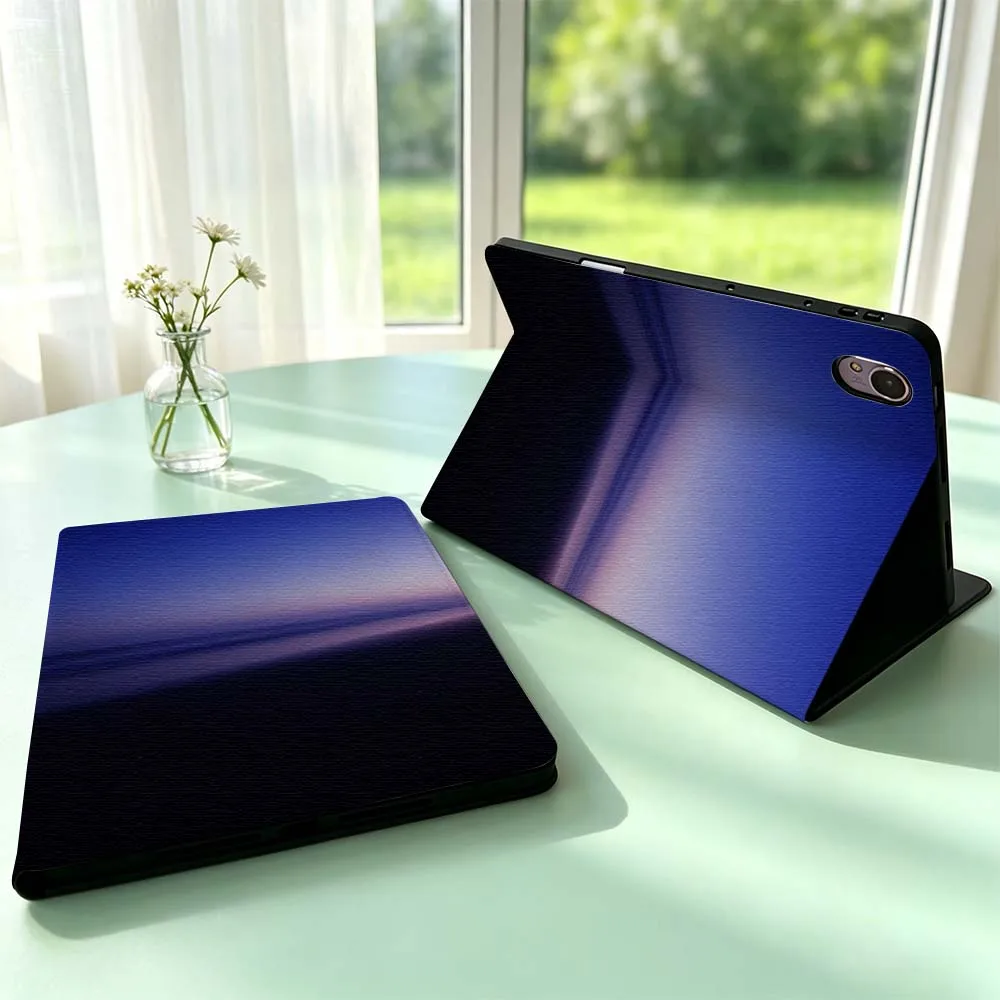 Blue Black Light Pattern For Huawei MediaPad MatePad Honor Pro V6 9 V8 X9 X 10 13.3 12.3 11 11.5 Inch Tablet Case Pen Tray