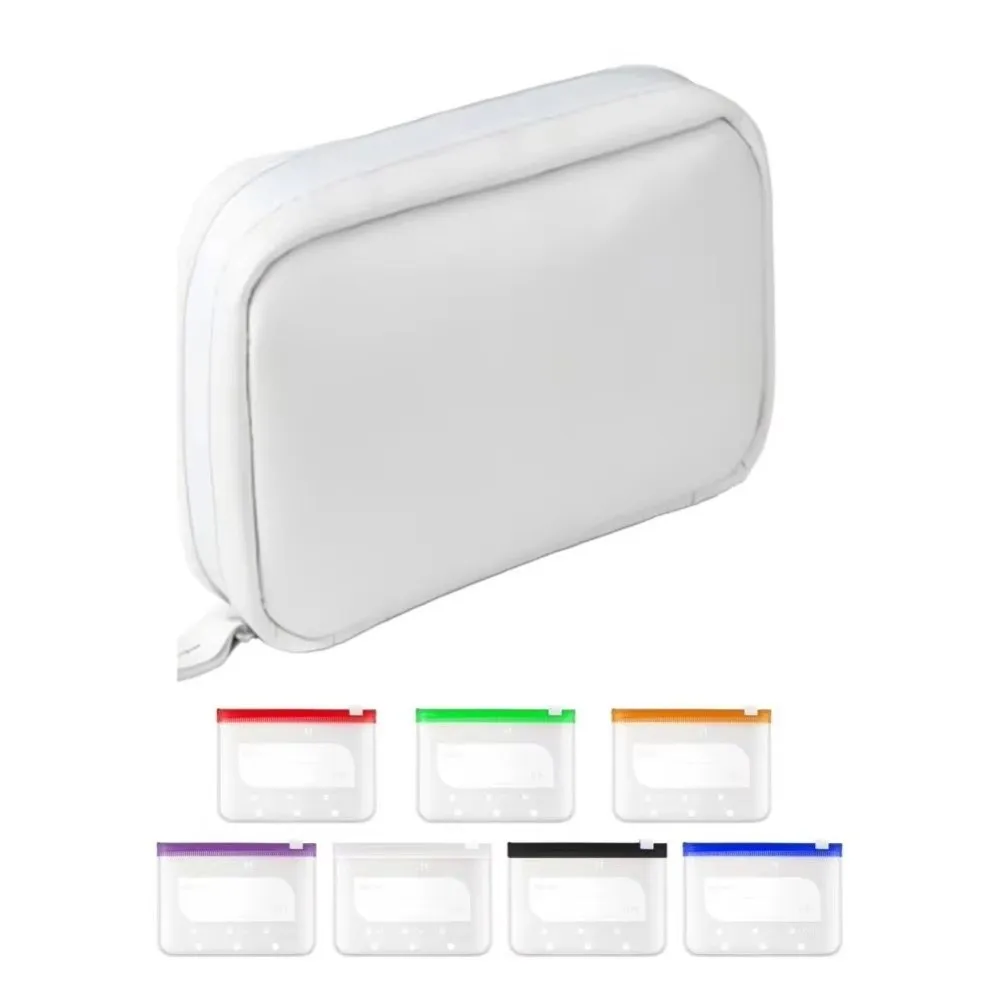 7/14PCS BPA-Free Weekly Pill Organizer Waterproof Zipper Design Medicine Pouch Set Color Coded Reusable Pill Pouch Set view 5