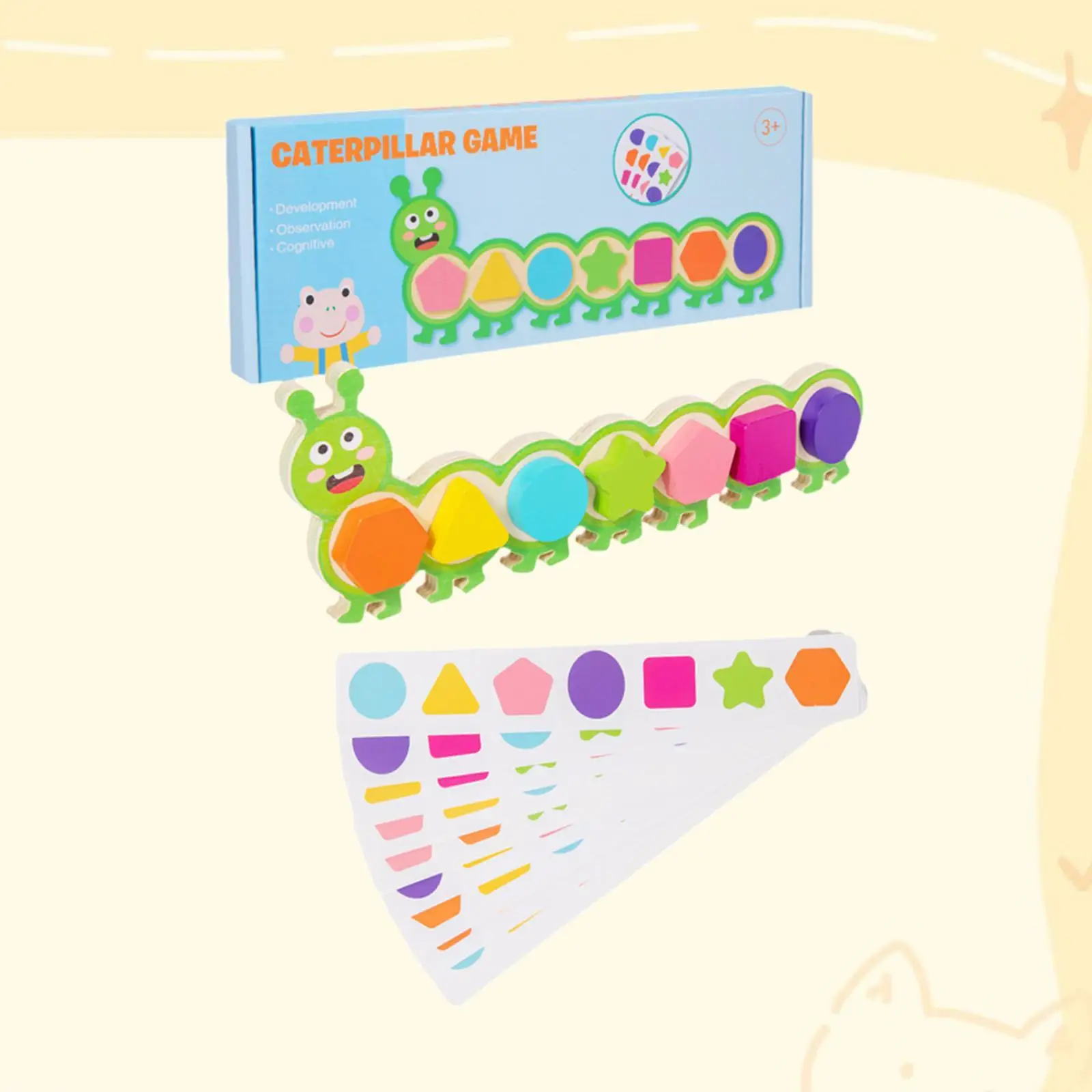 Selezionatore di forme in legno Attività Abilità motorie fini Riconoscimento educativo dei colori per bambini Ragazzi Ragazze Regali di compleanno per bambini