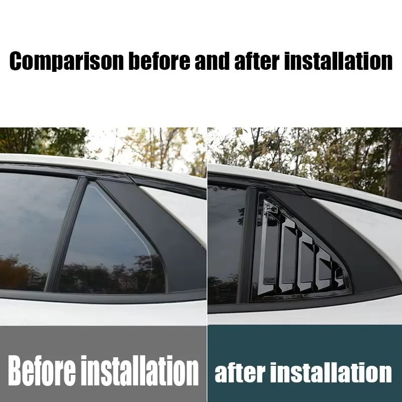 BOMP For Dodge Attitude 2025 2026 Rear louver decorative frame exterior protective components