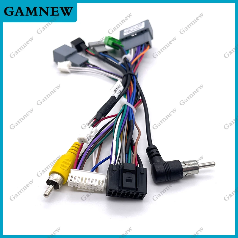 Car 16pin Wiring Harness Adapter Android Radio Power Cable For Suzuki Solio Baleno S-presso 2022+