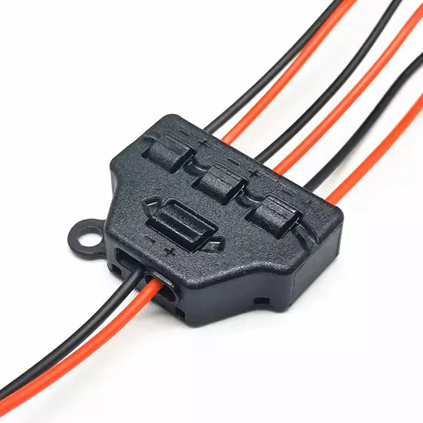 1PCS Railway Train Port Sharing Box 3/6 Distribution Port Hub For SMD Led Model Miniature Lighting System DC Lamp