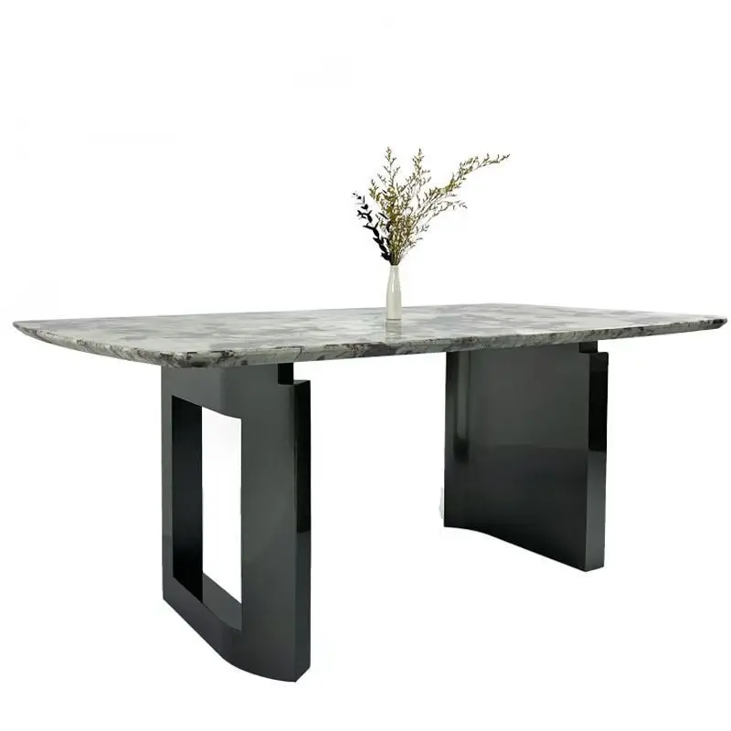 Household light luxury marble dining  leg bracket, table foot table rack rectangular