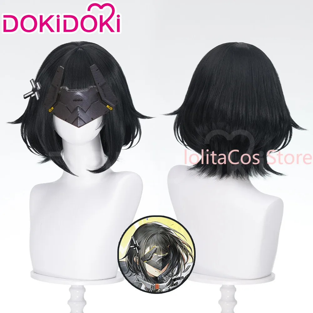 

Arknights:Endfield Endmin Cosplay Wig Natural Looking Black Short Hair Heat Resistant Fiber Styleable Wig Coser Gifts Xmas