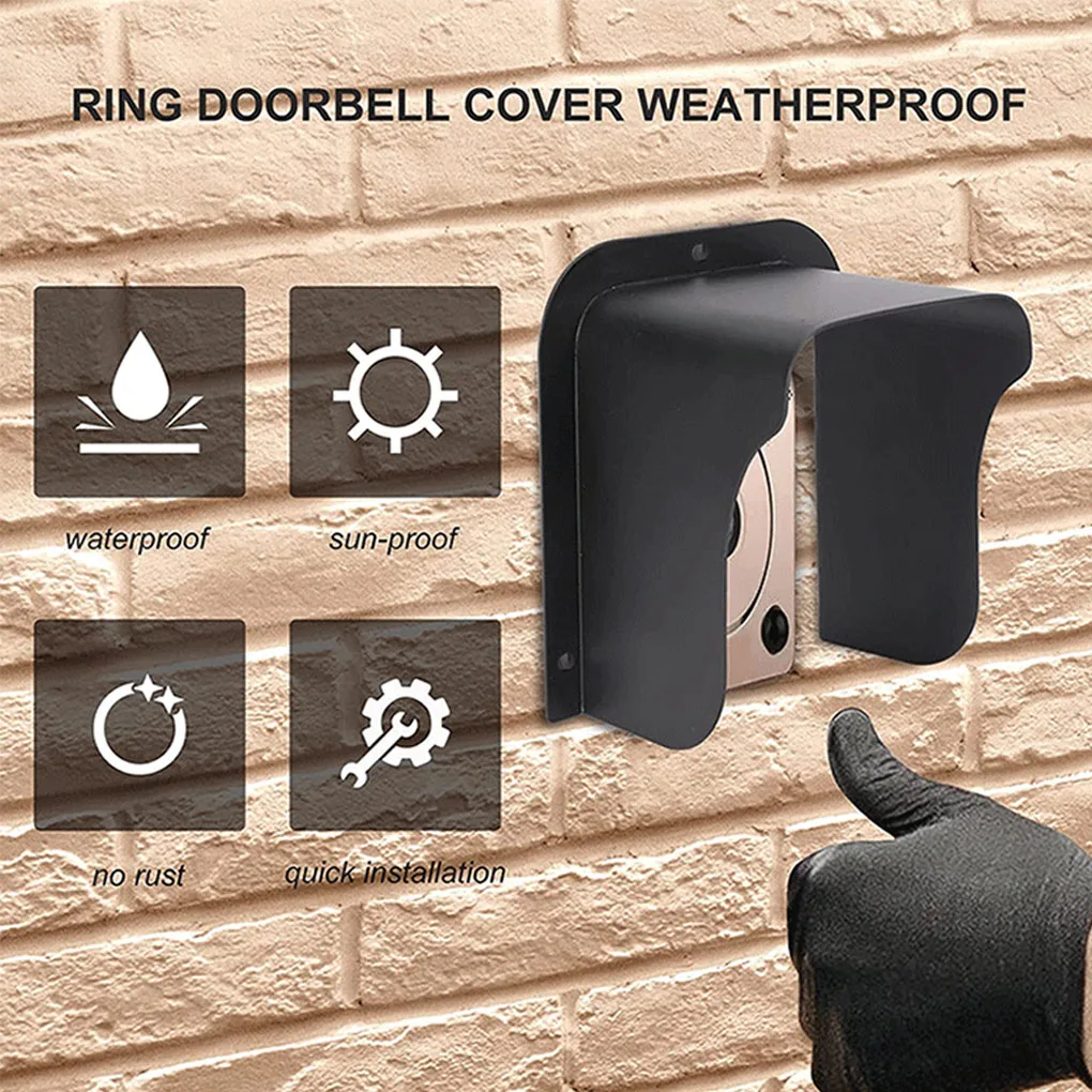 Waterproof Cover, rainproof box, metal rainproof protection, access control keyboard, doorbell button, card reader, solar case