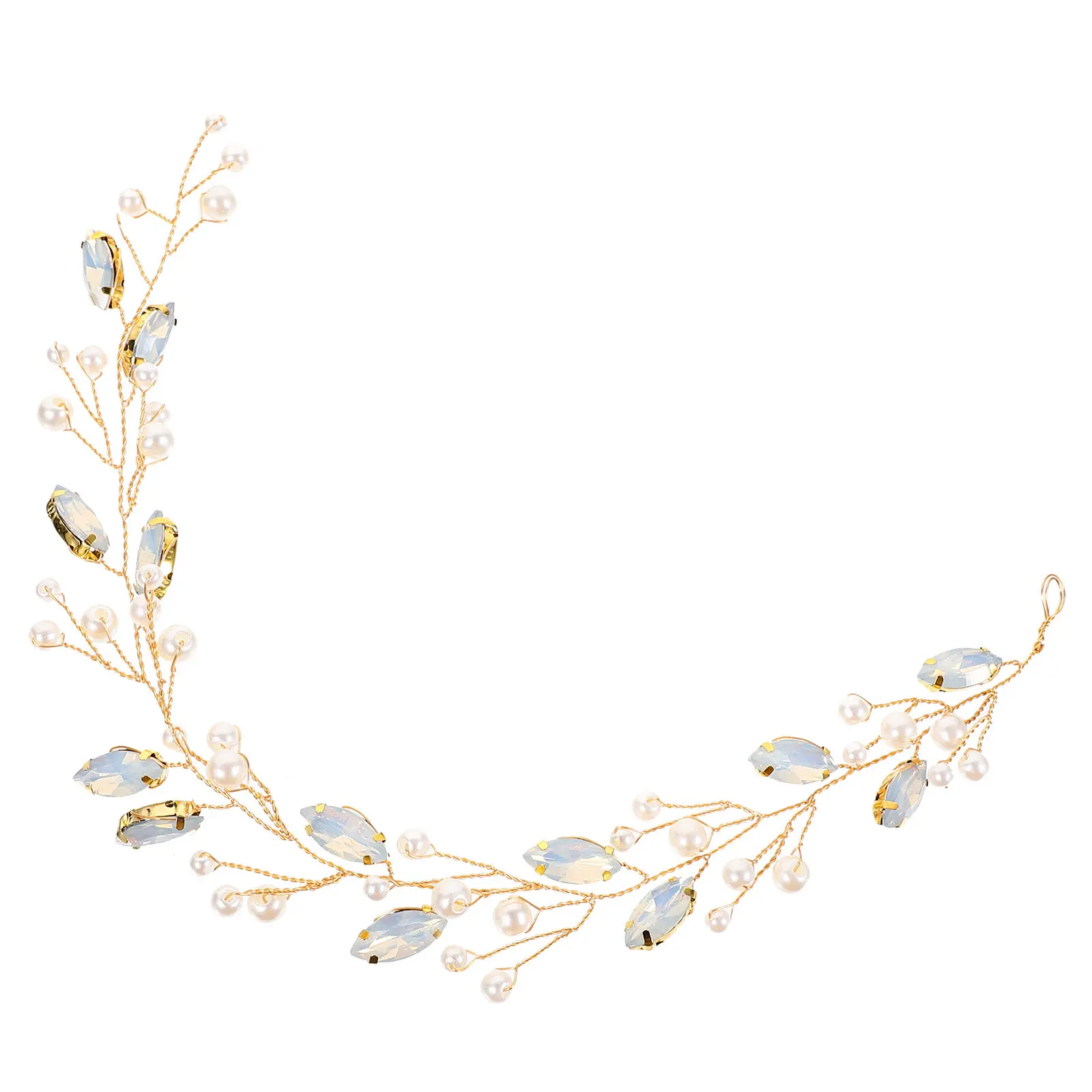Elegant Pearl Headband for Women Premium Lightweight Stretchable Bridal Hair Accessory Wedding Birthday Prom Garden Party Formal