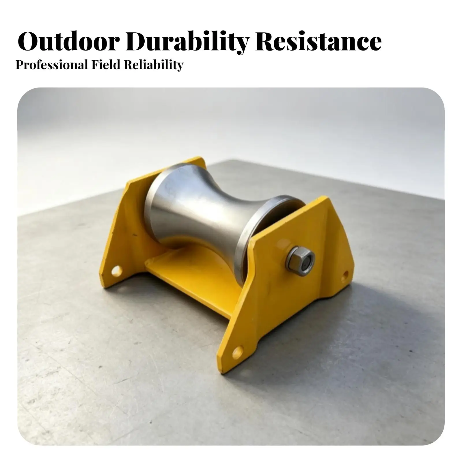 Fixed Mount Cable Pulley Block for Heavy Duty Rigging Rope Guide Steel Wheel Pulley for Construction Wire Lifting Equipment