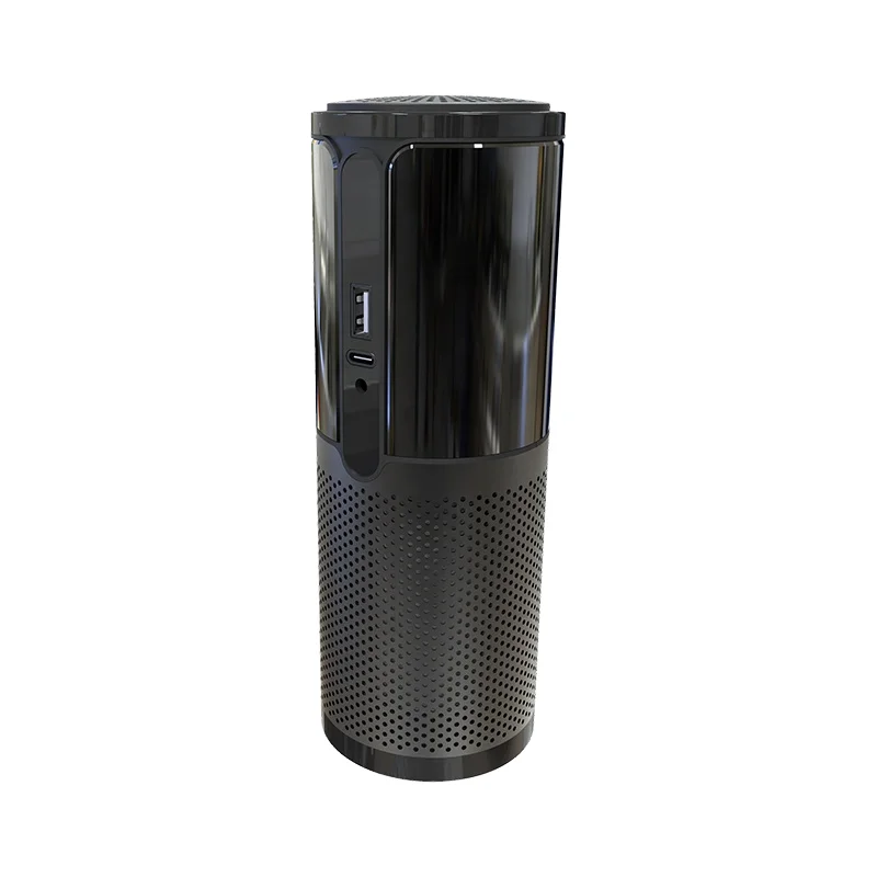 2025 China OEM Fashion Design Mini Portable Car Air Purifier with Ozone Generator for Garage & Home Office HEPA Filter