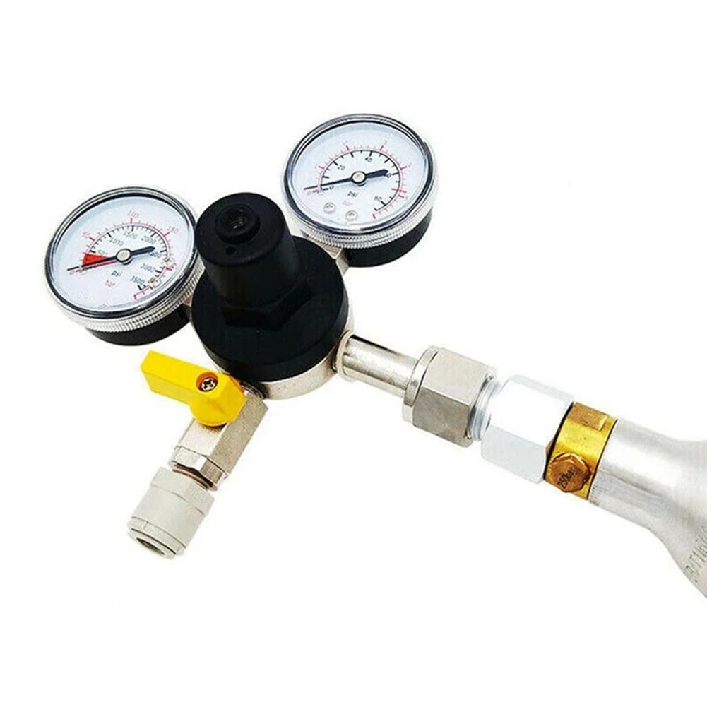 

A20F-CO2 Cylinder Soda Water For Aquarium Fish Homebrew Beer Corny Keg Co2 Accessories TR21-4 To W21.8-14 Convert Adapter