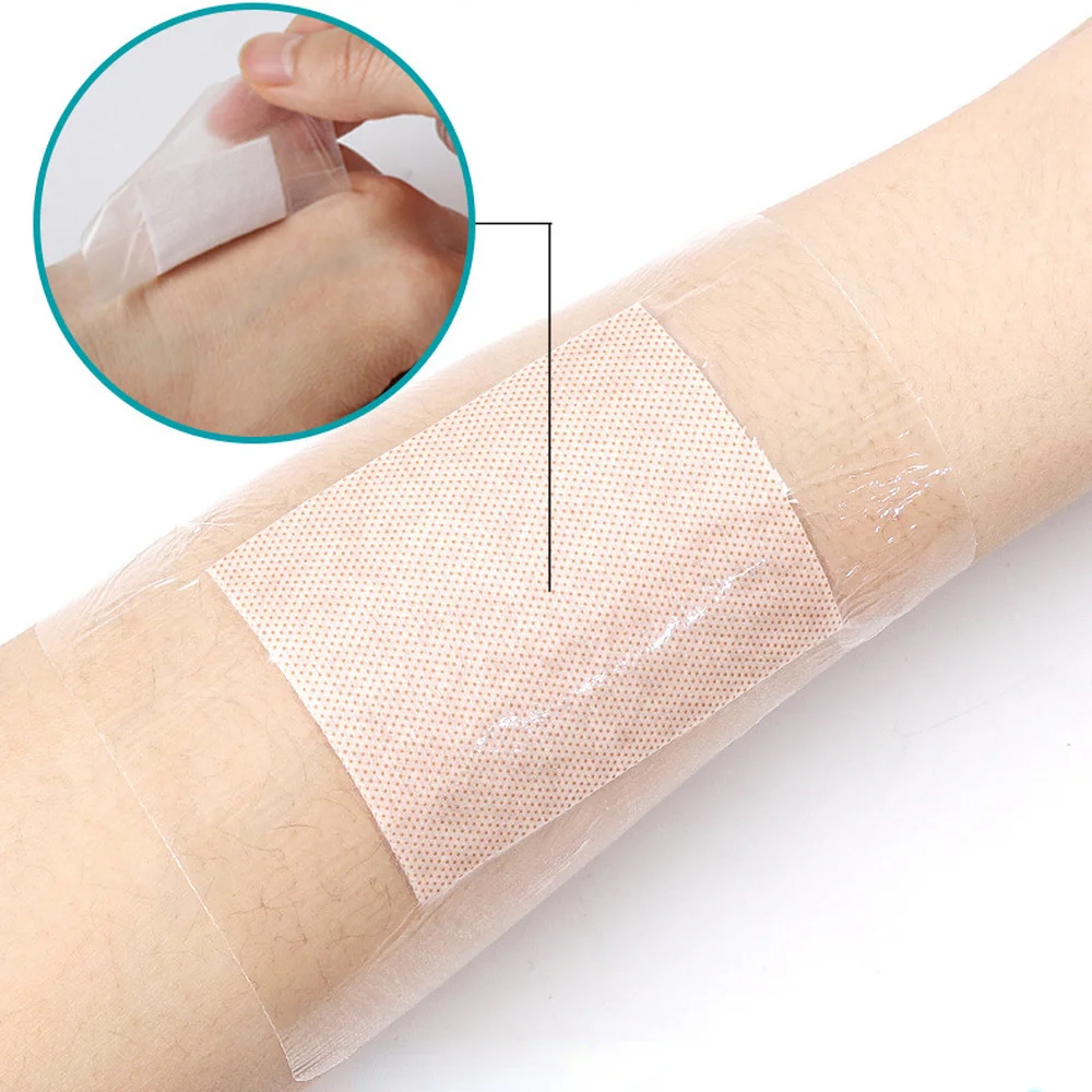 20Pcs 10x10cm Medical Adhesive Bandage Wound Patch Waterproof Breathable Wound Dressing Medical Transparent Sterile Tape