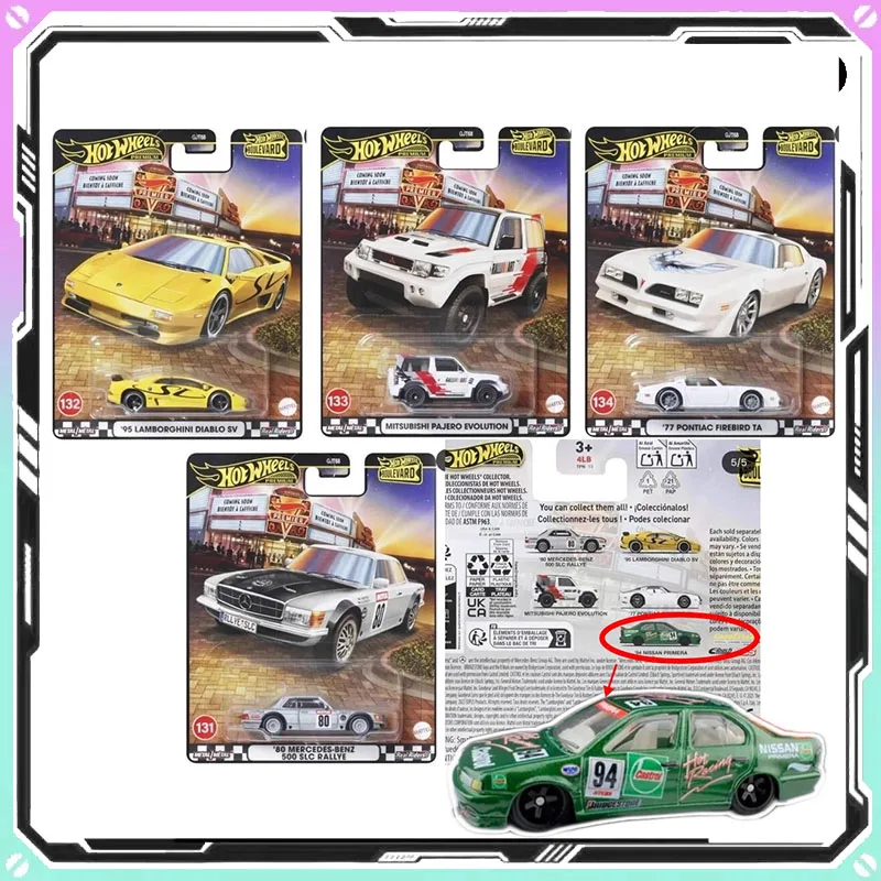

Модель автомобиля Hot Wheels Boulevard 27 серии Lamborghini Mitsubishi Mercedes-Benz Pontiac Nissan, коллекция, модель автомобиля из сплава, подарочная игрушка