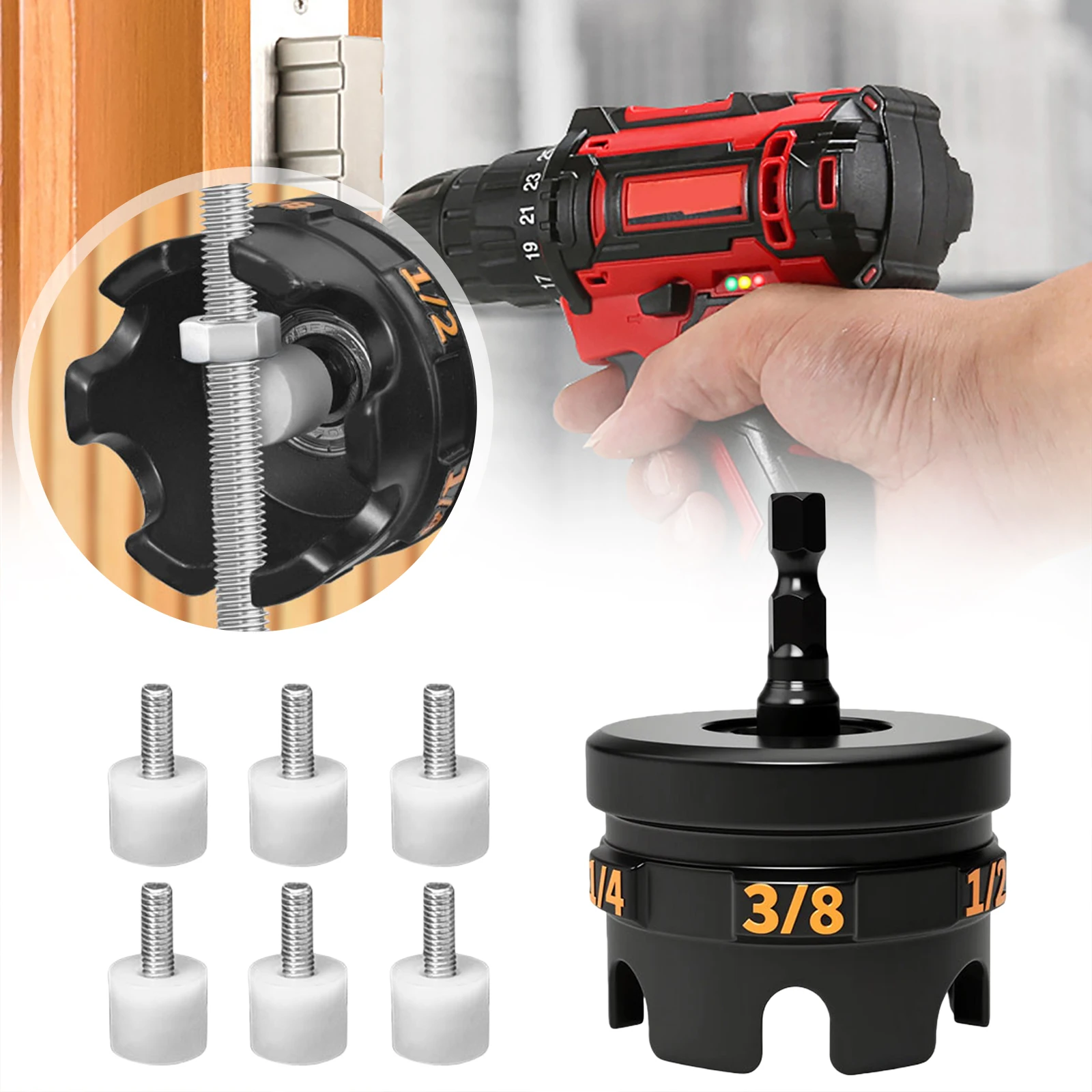 

Aluminum Alloy Nuts Zipper Drill Attachment Nuts Spinning Drill Attachment Drill Attachment for Threaded Rods Conduit Racks