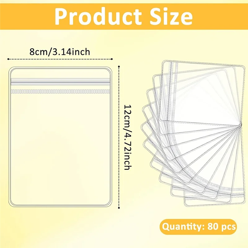 ABRB-80 Stuks Sieraden Zakken PVC Plastic Verpakking Opslag Pouch Self Seal Sieraden Pouch Rits Zak Anti Oxiderende Lock Zakjes